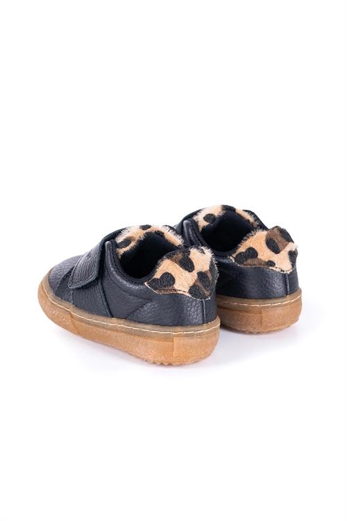 Merli&Rose Kız Bebek Merli Sneaker Siyah-Kahve/Leopar 115-46