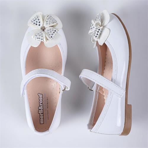 Merli&Rose Kız Bebek Yonca Babet Beyaz B9060