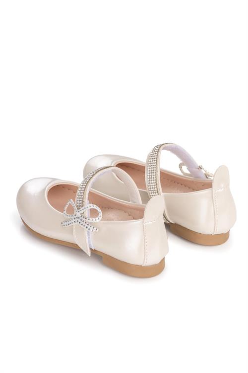 Merli&Rose Kız Çocuk Taşlı Bant Babet Sedef Rugan F1010