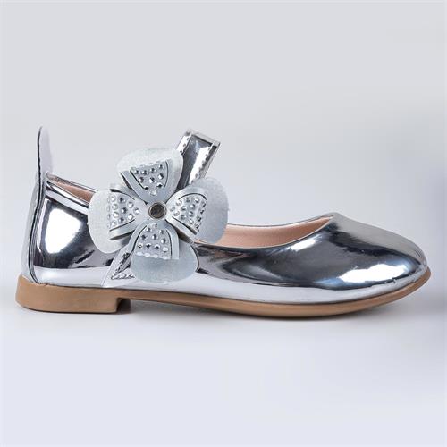 Merli&Rose Kız Çocuk Yonca Bantlı Babet Gümüş Ayna P10007