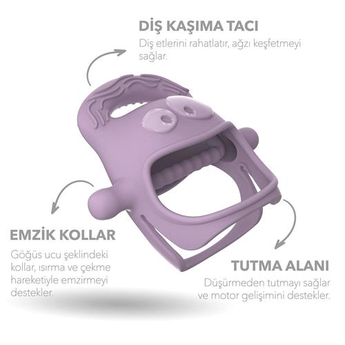 Mochi Diş Kaşıyıcı Lila 2361