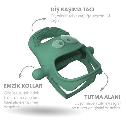 Mochi Diş Kaşıyıcı Yeşil 2360