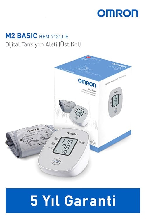 Omron M2 Basic Essential Üst Koldan Pilli Dijital Tansiyon Aleti 7188