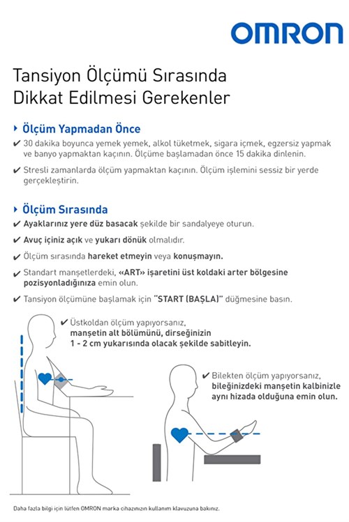 Omron M2+ Geniş Manşetli Üst Koldan Pilli Dijital Tansiyon Aleti
