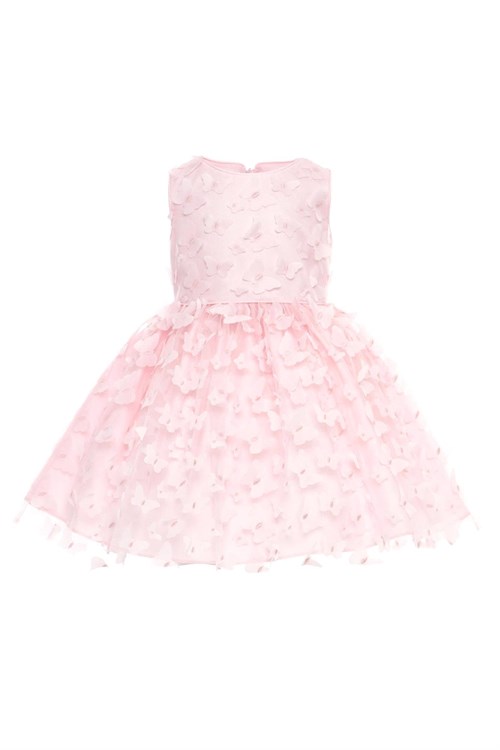 Pamina Kız Bebek Bolero Elbise Takım Pembe 36361
