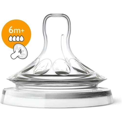 Philips Avent 2li Natural Biberon Emziği 6m+ SCF044/27