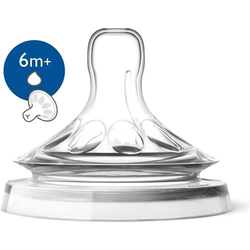 Philips Avent Natural Biberon Emziği Y Kesik 6m+ 2li SCF046/27