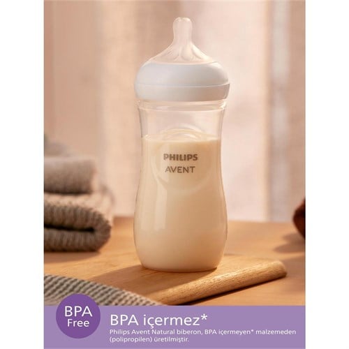 Philips Avent Natural Response Tepkili Pp Mavi Biberon 260ml 1 Ay SCY903/21