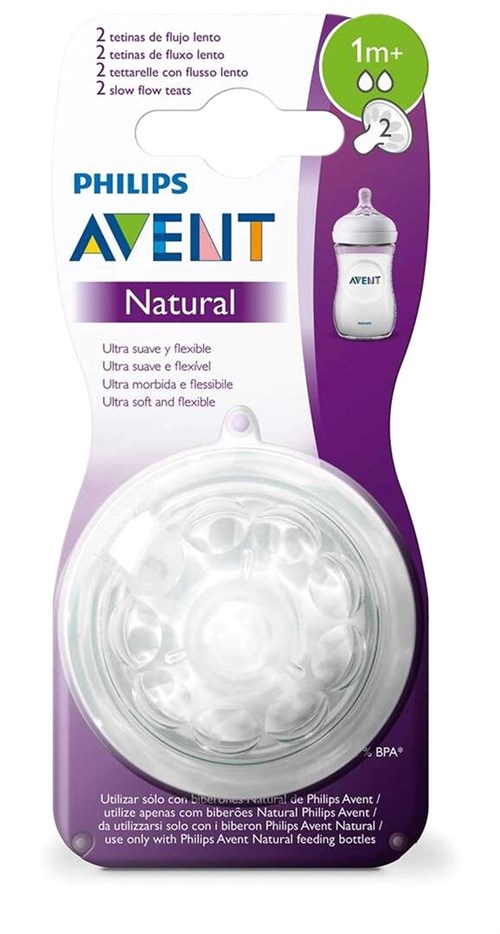 Philips Avent Naturel Biberon Emziği 1 Ay+ Scf042/27