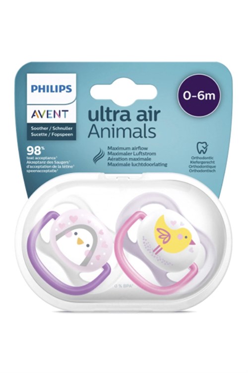 Philips Avent Ultra Air Emzik 0-6 Ay Kız Scf080/06