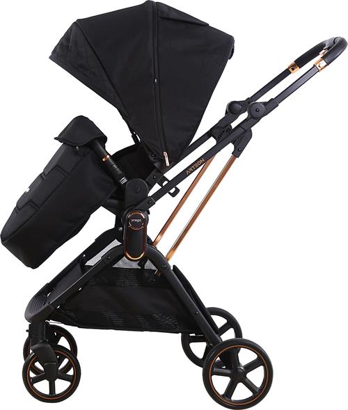 Prego Arteon I-Size Bebek Arabası Siyah 2410