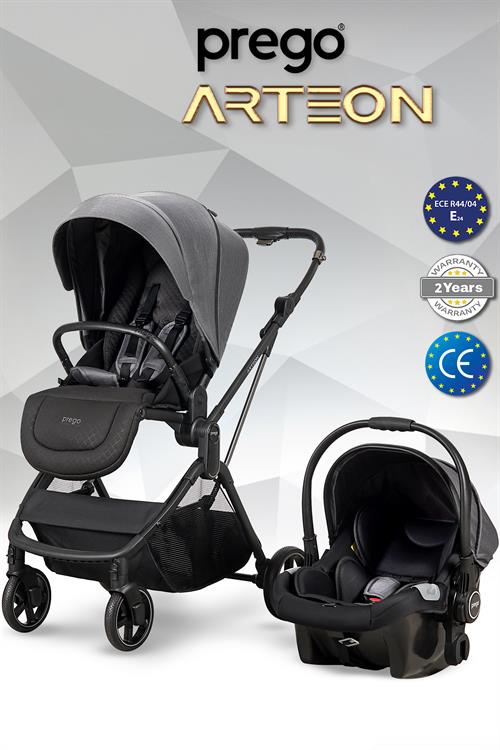 Prego Arteon Travel Sistem Bebek Arabası Gri 2244