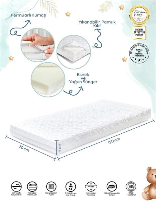 Prego Atlanta Max Oyun Parkı 70*120 Bej 8056