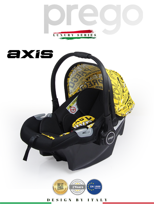 Prego Axis Ana Kucağı Puseti Taşıma Oto Koltuğu Sarı