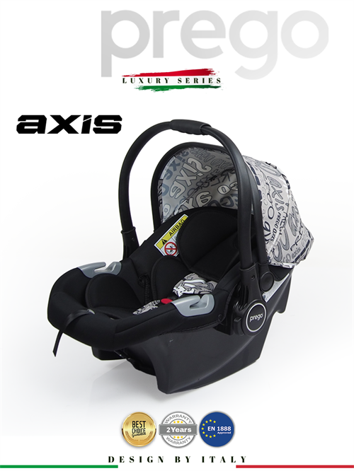 Prego Axis Ana Kucağı Puseti Taşıma Oto Koltuğu Gri
