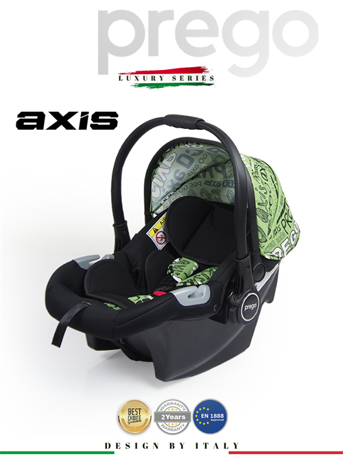 Prego Axis Ana Kucağı Puseti Taşıma Oto Koltuğu Yeşil