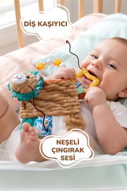 Prego Çıngıraklı Aktivite Oyuncakları Aslan P210602