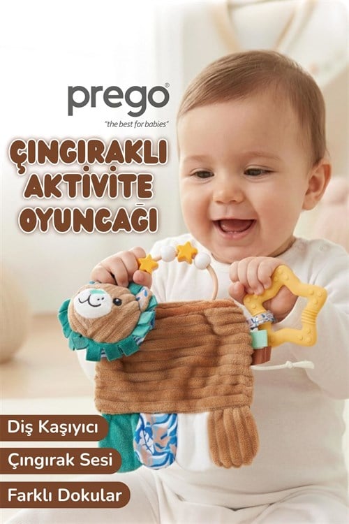 Prego Çıngıraklı Aktivite Oyuncakları Aslan P210602