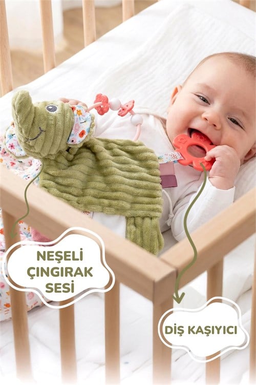 Prego Çıngıraklı Aktivite Oyuncakları Fil P210645