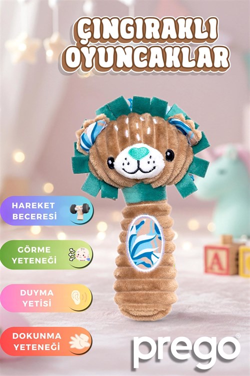 Prego Çıngıraklı Oyuncaklar Aslan P210599