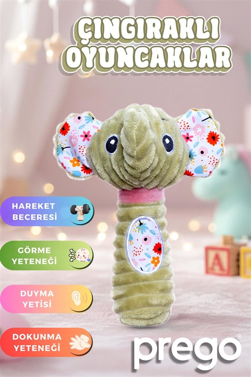 Prego Çıngıraklı Oyuncaklar Fil P210641