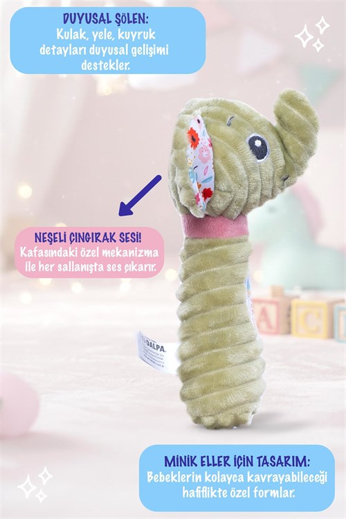 Prego Çıngıraklı Oyuncaklar Fil P210641