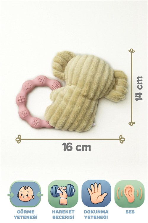 Prego Dişlik ve Çıngıraklı Oyuncaklar Fil P210642