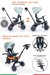 Prego Happy Dino Plus 360° Dönebilen Koltuklu Tamamen Katlanabilir Çocuk Bisikleti Yeşil P670