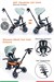 Prego Happy Dino Plus 360° Dönebilen Koltuklu Tamamen Katlanabilir Çocuk Bisikleti Yeşil P670