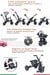 Prego Happy Dino Plus 360° Dönebilen Koltuklu Tamamen Katlanabilir Çocuk Bisikleti Bej P670