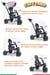 Prego Happy Dino Plus 360° Dönebilen Koltuklu Tamamen Katlanabilir Çocuk Bisikleti Bej P670