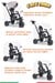 Prego Happy Dino Plus 360° Dönebilen Koltuklu Tamamen Katlanabilir Çocuk Bisikleti Bej P670