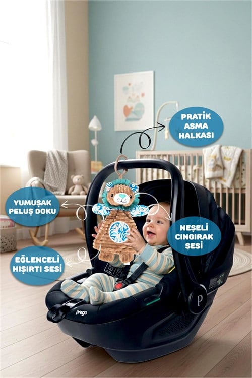 Prego Hışırtılı Elbiseli Oyuncaklar Aslan P210598