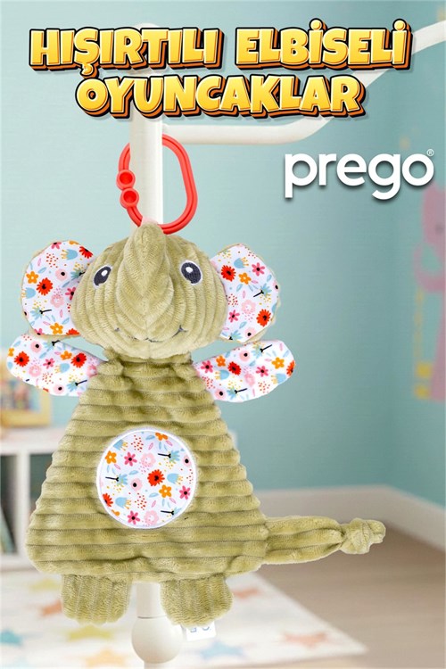 Prego Hışırtılı Elbiseli Oyuncaklar Fil P210640