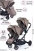 Prego İbiza New Pro İkiz Bebek Arabası Kahve