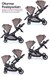Prego İbiza New Pro İkiz Bebek Arabası Kahve