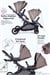 Prego İbiza New Pro Travel Sistem İkiz Bebek Arabası Kahverengi