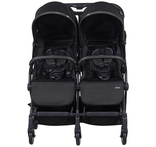 Prego London İkiz Bebek Arabası Siyah 2236