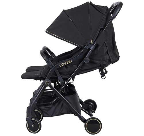 Prego London İkiz Bebek Arabası Siyah 2236