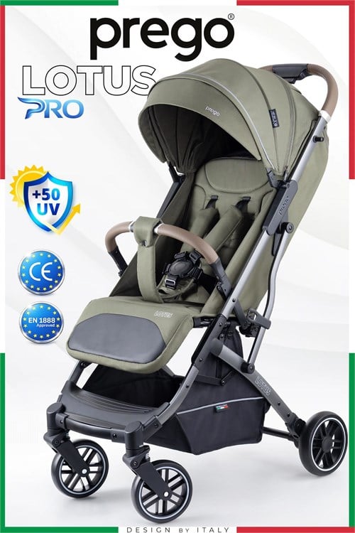 Prego Lotus Pro Kabin Boy Bebek Arabası Yeşil 2453