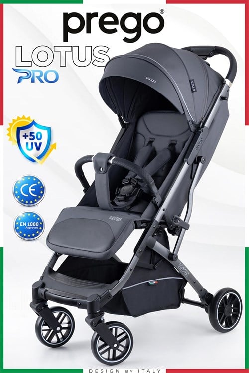Prego Lotus Pro Kabin Boy Bebek Arabası Füme 2453
