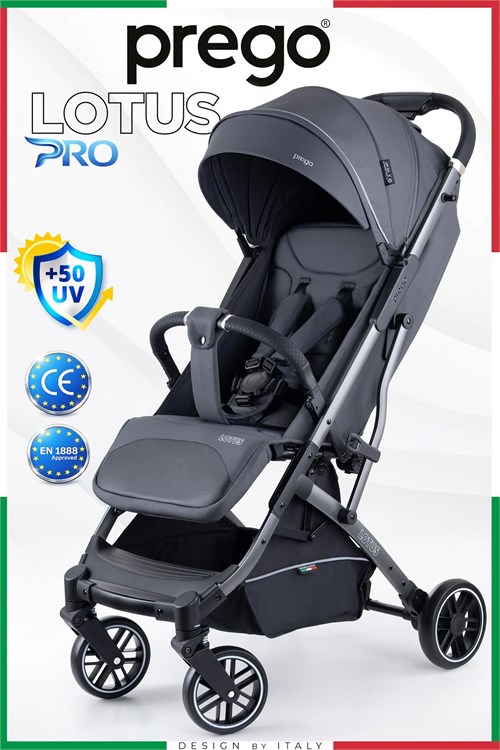 Prego Lotus Pro Kabin Boy Bebek Arabası Füme 2453