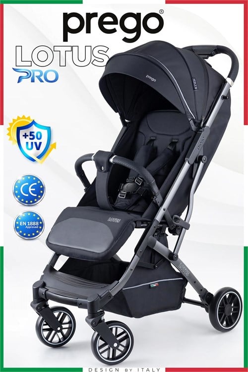 Prego Lotus Pro Kabin Boy Bebek Arabası Siyah 2453