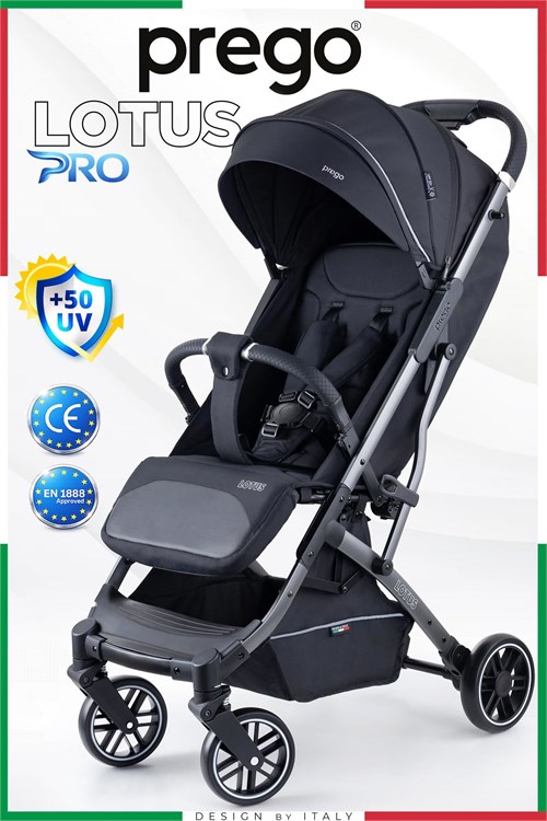 Prego Lotus Pro Kabin Boy Bebek Arabası Siyah 2453