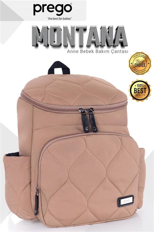 Prego Montana Bebek Bakım Çantası Camel 3084