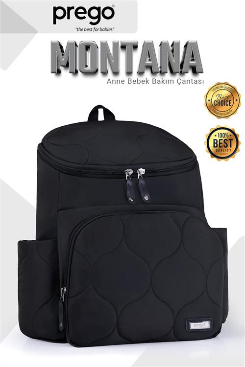 Prego Montana Bebek Bakım Çantası Siyah 3084