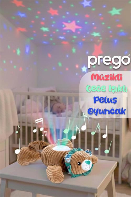 Prego Müzikli ve Gece Işıklı Aslan P210605