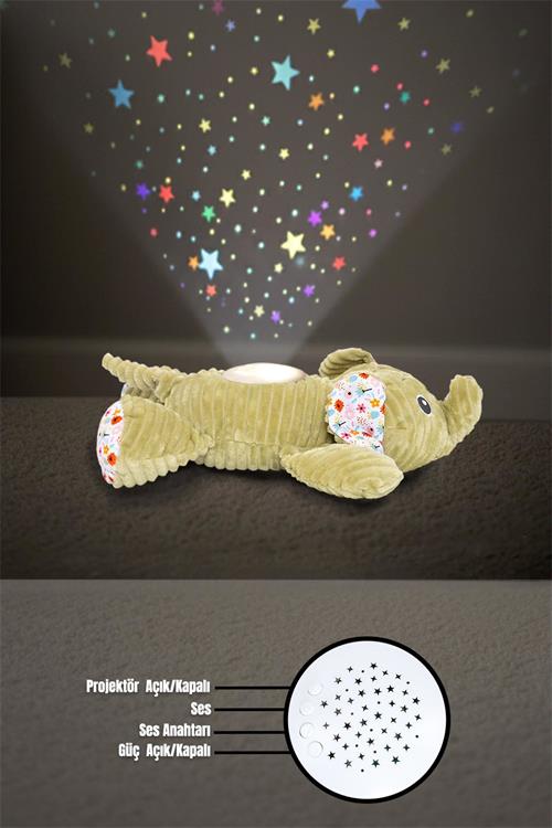 Prego Müzikli ve Gece Işıklı Fil P210644