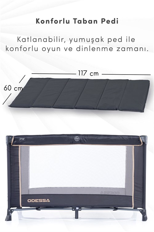 Prego Odessa Oyun Parkı Füme 60*120 Cm 8064