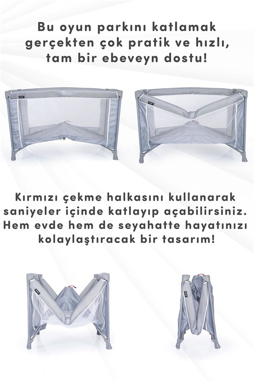 Prego Odessa Oyun Parkı Gri 60*120 Cm 8064